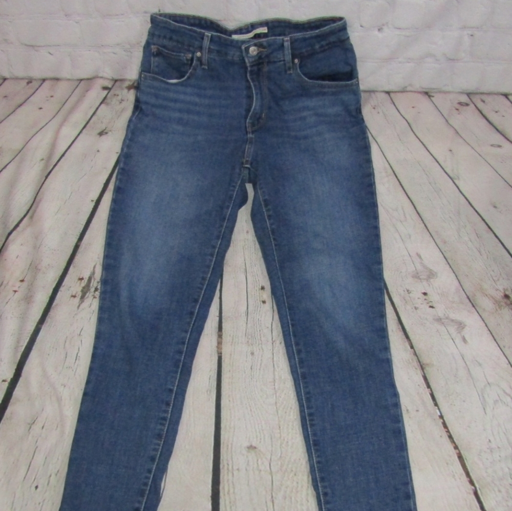 Levi's 721 High Rise Skinny Blue Jeans 28 28x30 Excellent Condition